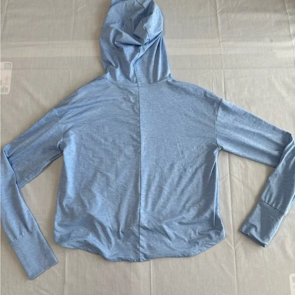 Tek Gear Girls Hooded‎ Workout Sweatshirt | Size Large 10/12 | Blue - Picture 3 of 3